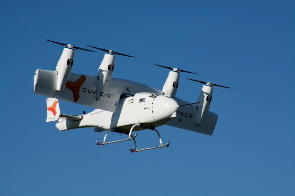 瑞士无人机制造商Dufour Aerospace 实现无人机里程碑;有史以来第一次使用串联混合动力发动机的飞行